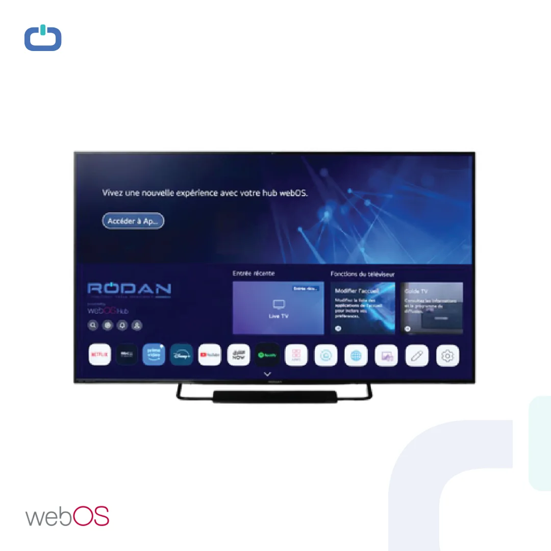 RODAN QLED Smart LED TV 55” WebOS